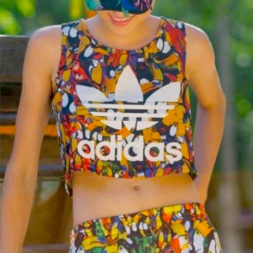 ADIDAS Originals Crop Toucan Tank Top